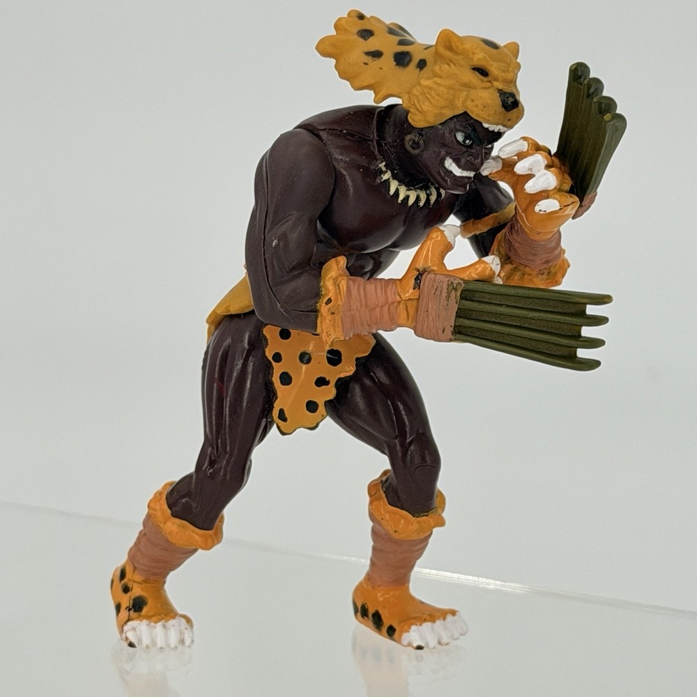 Vintage 90s Trendmasters Tarzan Action Figure Leopard Man